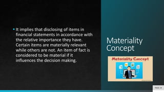 Basic accounting concepts | PPTX