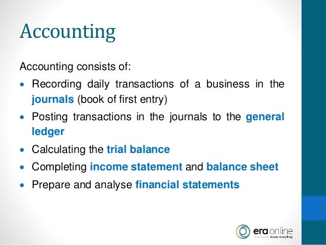 Basic accounting principles