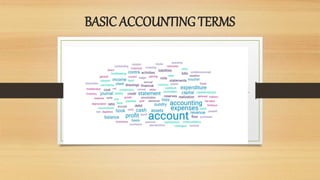 BASIC ACCOUNTING TERMS
 