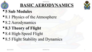 Basic aerodynamics on fixed wing aircraft | PPTX