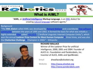 Basic AIML Class | PPTX | Programming Languages | Computing