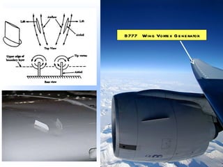 B777  Wing Vortex Generator 