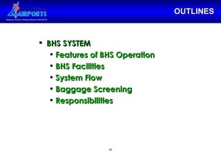 BasicAirportOperation - TerminalFacilities&Care | PPT
