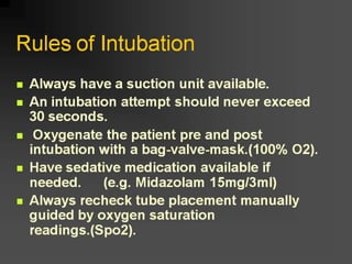 Basic airway management 