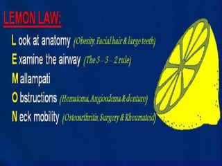 Basic airway management 