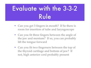 Basic airway management 
