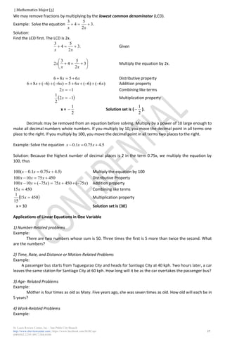 Basic algebra | PDF