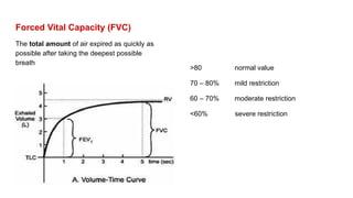 Basic anatomy of Lungs and Spirometry | PPTX