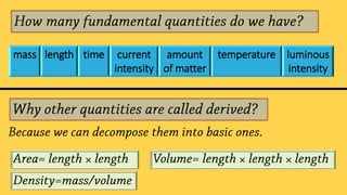 Basic and Derived quantities | PDF