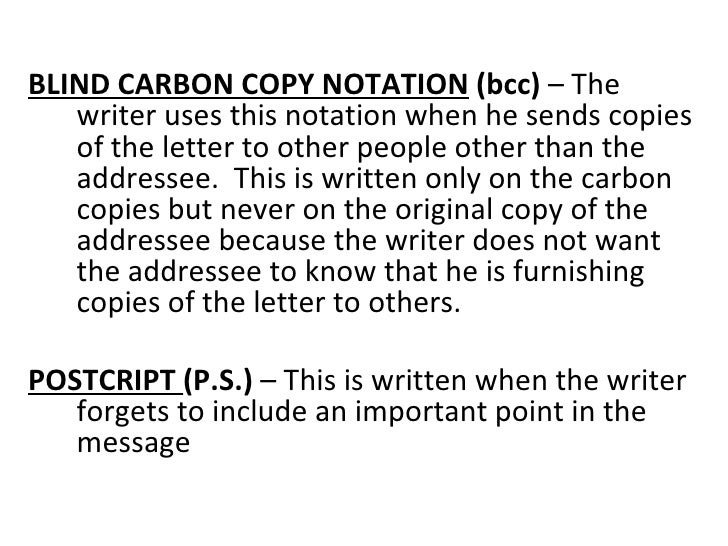 letter copies