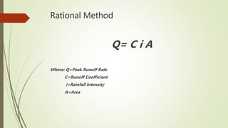 Basic appoarch to urban drainage runoff quantity and quality | PPTX