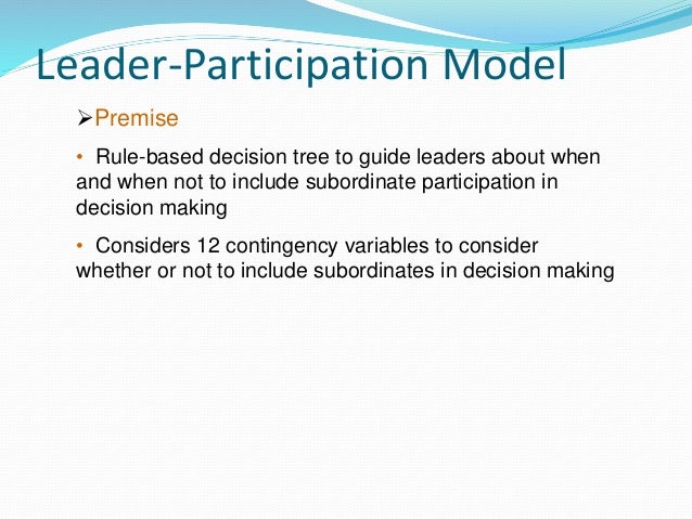 leader participation model