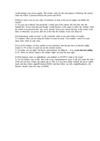 Basic arduino sketch example | PDF