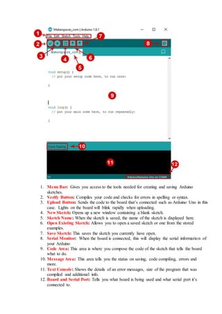 Basic arduino sketch example | PDF