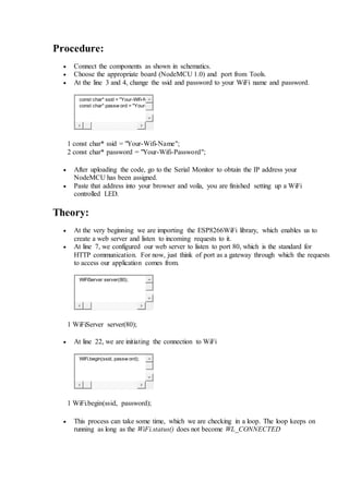 Basic arduino sketch example | PDF