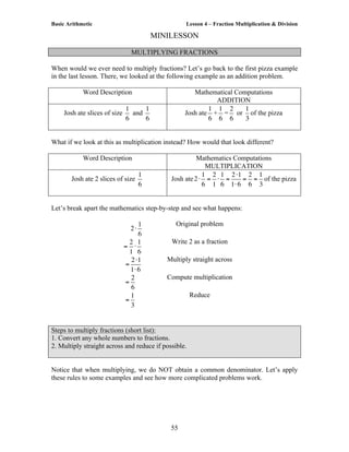 Basic arithmetic | PDF