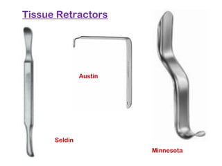 Tissue Retractors
Seldin
Austin
Minnesota
 