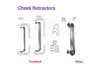Cheek Retractors
Farabauf Kilner
 