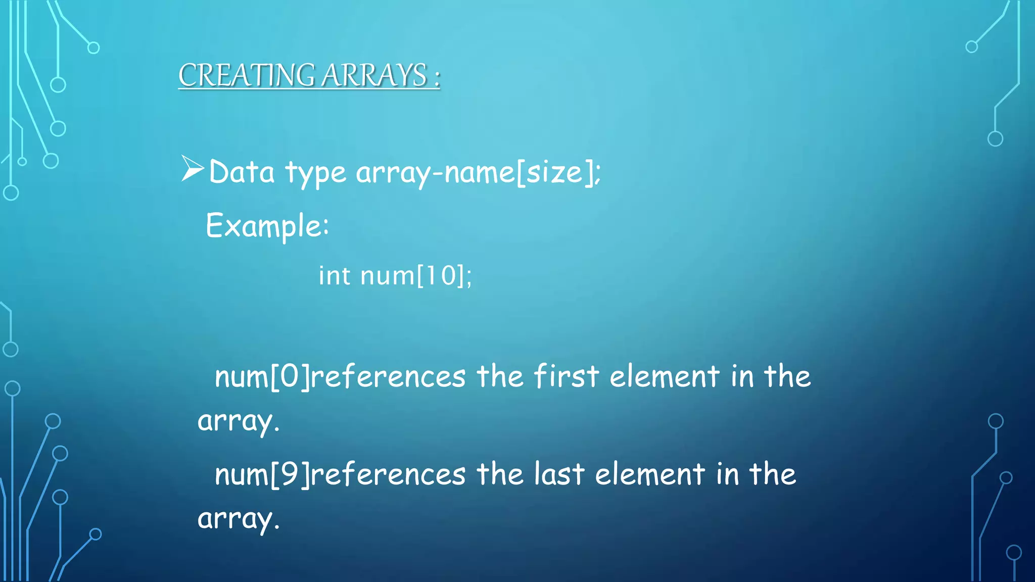 Basic array in c programming | PPT