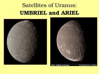 Satellites of Uranus: UMBRIEL and ARIEL 