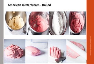 Delhindra/chefqtrainer.blogspot.com
American Buttercream - Rolled
 