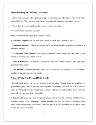 Basic banking | DOCX
