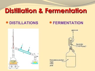 Distillation & Fermentation
DISTILLATIONS   FERMENTATION
 