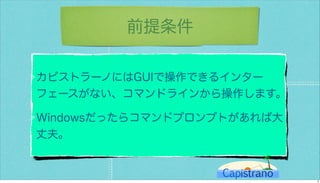 カピストラーノBasic