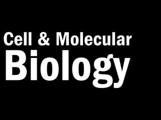 Cell & Molecular
Biology
 
