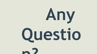 Any
Questio
 