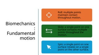 Comprehensive Overview of Basic Biomechanics and Human Movement | PPTX