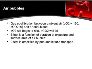 Basic Blood Gas Interpretation. in the blood flow | PPT