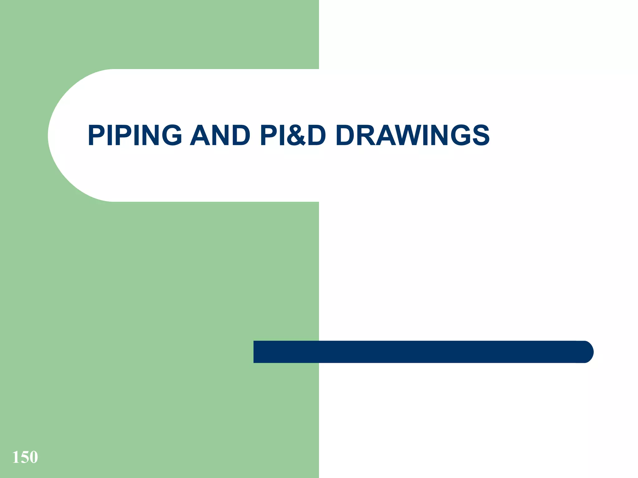 PIPING AND PI&D DRAWINGS

150

 
