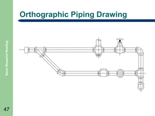 Basic Blueprint Reading

Orthographic Piping Drawing

47

 