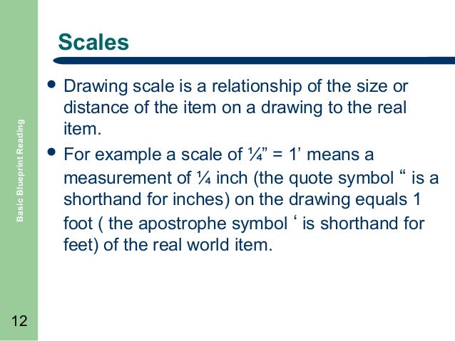 basic blueprint reading scales basic blueprint reading i drawing
