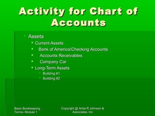 Basic bookkeeping terms sbdc | PPT