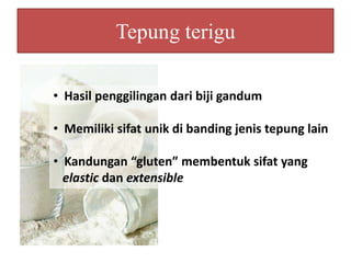 Basic bread making (proses dasar pembuatan roti) teaser | PPTX