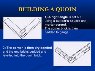 Basic bricklaying skills power point 2015 | PPT
