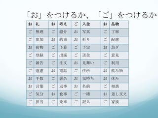 Basic business keigo 1 | PPTX