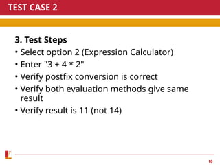 Comprehensive Basic Calculator Project with Expression Evaluation and ...