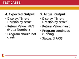 Comprehensive Basic Calculator Project with Expression Evaluation and ...