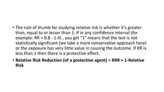 Relative Risk Less Than 1 Mathematics in Epidemiology and Biostatistics (Medical Booklet Series ...