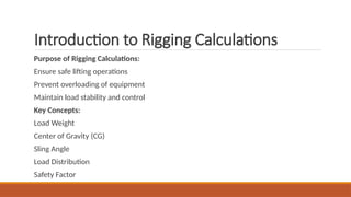 basic calculations of rigger.pptx wwwwww | PPTX