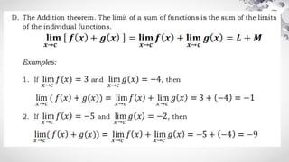 BASIC CALCULUS 1 care of wow math in youtube | PPTX