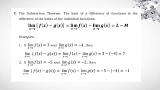 BASIC CALCULUS 1 care of wow math in youtube | PPTX