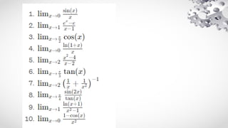 BASIC CALCULUS 1 care of wow math in youtube | PPTX