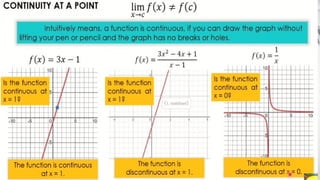 BASIC CALCULUS 1 care of wow math in youtube | PPTX