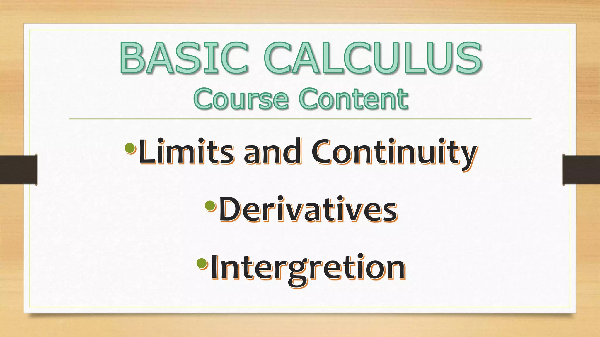 Basic Calculus Lesson 1 | PPTX | Programming Languages | Computing