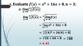 Basic Calculus Lesson 3 | PPTX