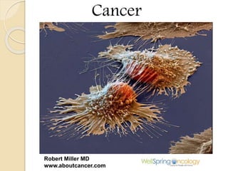 Cancer
Robert Miller MD
www.aboutcancer.com
 
